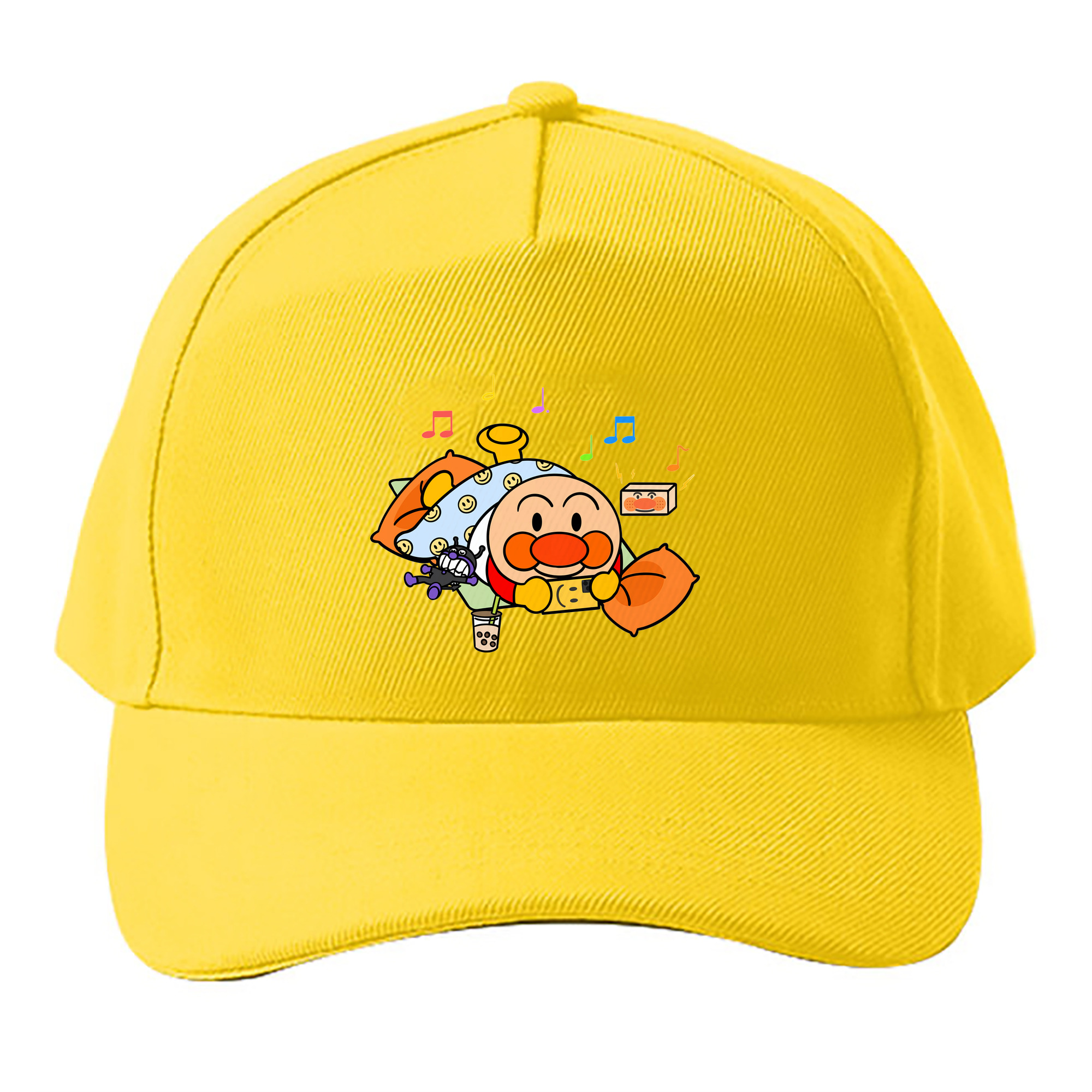 （画像用） アンパンマン Anpanman ベースボールキャップ 綿100％ 男女兼用 帽子 スポーツ